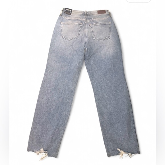 Hollister Light Blue Ultra High-Rise/ Crop vintage straight - Picture 2 of 4